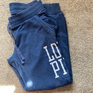 VS Pink Navy Blue Joggers
